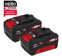 Einhell Genuine PXC 18v Cordless Twin Pack Li-ion Batteries 4ah