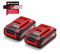 Einhell Power X-Change Plus 18V, 4.0Ah Lithium-Ion Battery Twinpack - 2nd Generation, Extra Power for Intensive Operation - 2 x Batteries Universally Compatible with All Einhell PXC Machines