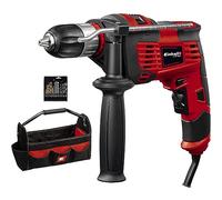 Einhell Hammer Drill Set TC-ID 1000 E Kit (1010 W, Wood Drilling Capacity 32 mm, Metal 13 mm, Concrete 16 mm, 13 mm Keyless Chuck with 16-Piece Drill Set and Bag)