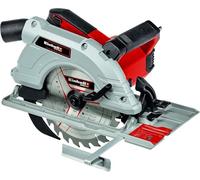 Einhell Hand-Held Circular Saw 1500W, 5500 RPM, Tool-Free Adjustment | Large Handle, Aluminium Saw Table, Spindle Locking System, Including Carbide-Tipped Saw Blade TE-CS 190/1