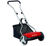 Einhell Hand Push Lawnmower, Manual Lawn-Mower with 38cm, 4 Height Adjustments GE-HM 38 S-F