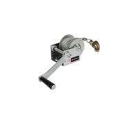 Einhell Manual Cable Winch TC-WI 500 (max. Bearing Force 500 kg, 10 m Wire Cable, Return Lock, Non-Slip Grip incl. Safety Hook and Safety tab)