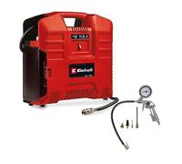 Einhell Oil-Free Cordless Tyre Inflator Air Compressor 36V Without Battery | PXC, Portable Electric Air Pump, 8 Bar, 3 Piece Adapter Set TE-AC 36/8 Li OF