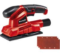 Einhell Orbital Sander 150W 1/3 Sheet - Hook & Loop Fastening - Includes 3 Sanding Sheets - Vacuum Extraction Port - Tc-Os 1520/1