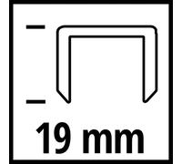 Einhell Original 19mm Staples Pack of 3000 NailStaple Gun Accessories
