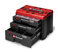 Einhell Original E-Case Drawer Case, 1 x 12.5CM Drawer, 2 x 5.5CM Drawers, 41.5 x 25 x 28CM, Maximum 60KG Load, Carrying Handle