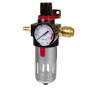 Einhell Original Filter Pressure Reducer for R 3/8" Compressor | Inlet pressure up to 10 bar | air adjustment up to 8 bar | filter function | pressure gauge