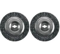 Einhell Original Replacement Steel Brush, Grout Cleaner Accessory, Cleaning Width 15mm, Suitable for Einhell Electric and Cordless Grout Cleaners (Pack of 2)