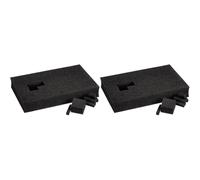 Einhell Perforated Grid Foam For E-Case Tool Boxes - 1x Pre-Punched Perforated Foam Accessory For The Safe Storage Of Power Tools (Pack of 2)