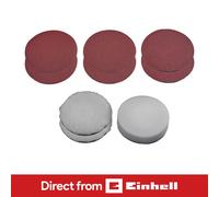 Einhell Polishing and Sanding Set 180mm Pads Heads Bonnets