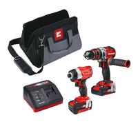Einhell 4257216 Power-X-Change Brushless Twin Pack 18 Volt 1 x 2.0Ah & 1 x 4.0Ah Li-Ion