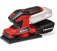 Einhell Cordless Orbital Sander TC-OS 18/187 Li-Solo Power X-Change (18 V, Lithium-ion, Micro Hook-and-Loop Fastener, Grip Surfaces with Soft Grip,