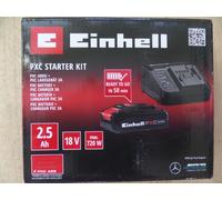 Einhell Power X-Change PXC Starter Kit Battery & Charger 18V 2.5Ah LED Display
