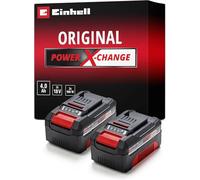 Einhell Power X-Change 18V, 4.0Ah Lithium-Ion Battery Twin Pack - 2 x 4,0Ah Batteries Universally Compatible With All Einhell PXC Power Tools And Garden Machines