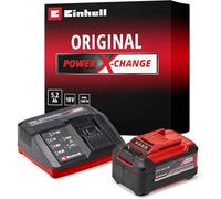 Einhell Power X-Change Starter Kit 18V - 5.2Ah PLUS Battery And 4A Fast Charger - Up to 1250W - Compatible With All Power X-Change