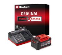 Einhell Power X-Change 18V, 5.2Ah Lithium-Ion Battery Starter Kit - Battery and Charger Set - Universally Compatible With All Einhell PXC Power Tools