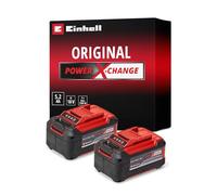 Original Einhell PXC Twin Pack Battery 5.2 Ah Power X-Change (Li-Ion, 18 V, 2X 5.2 Ah Batteries, Universal for All PXC Devices, Proactive Battery
