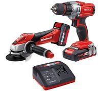 Einhell 4257211 TE-TK 18 Li Drill & Grinder Kit 18V 1 x 1.5Ah & 1 x 3.0Ah Li-ion