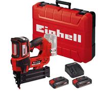 Einhell Power X-Change 18V Cordless Nailer Nail Gun + X2 2.5Ah Kit + Case