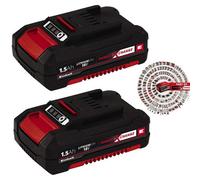Einhell Power X Change 18V Lithium Ion 1.5Ah Battery Px-Bat15 Ozito - Twin Pack