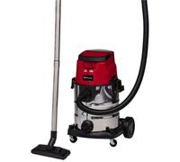 Einhell Power X-Change 36V Cordless Stainless Steel Wet and Dry Vacuum Cleaner 25L - Bare