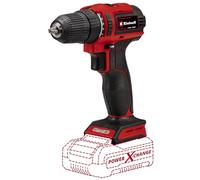 Einhell TE-CD 18/40 Li BL - Solo Power X-Change cordless drill, battery-powered (Li-ion, 18 V, 40 Nm, brushless motor, speed electronics, delivered without batteries & without charger), black, red