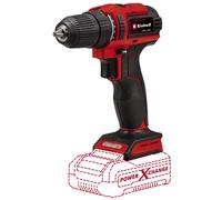 Einhell Power X-Change 40Nm Cordless Drill - 18V Brushless 2-in-1 Drill and Screwdriver with LED Light - TC-CD 18/40 Li BL Solo Battery Drill with