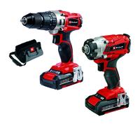 Power X-Change Combi & Impact Driver Twin Pack 18V 2 x 2.0Ah Li-ion