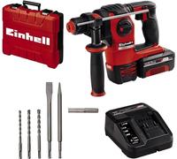 Einhell Power X-Change Cordless SDS Plus Hammer Drill with Battery and Charger - 2.2 Joule, 18V Brushless 4-in-1 Drill, Impact Drill, Screwdriver and Chisel - HEROCCO 18/20 Rotary Hammer Drill Set
