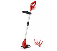 Einhell Cordless Grass Trimmer with Battery and Charger 18V Power X-Change, 24cm Cutting Width,Lightweight Grass Trimmer With 20 x Blades GC-CT 18/24 Li Garden Lawn Trimmer