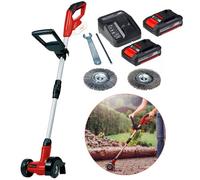 Einhell Power X Change Ge-Cc 18 Cordless Patio Grout Cleaner Brush + 2 X 2Ah