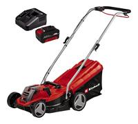 Einhell Power X-Change 18/33 Cordless Lawnmower With Battery and Charger - 18V, Brushless Motor, 33cm Cutting Width, 30L Grass Box, 5 Cutting Heights - GE-CM 18/33 Li Battery Lawn Mower