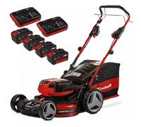 Einhell Power X-Change GE-CM 36/47 S HW Li 36V 47cm Lawnmower Self Propelled with 4 x 18V 4Ah Batteries