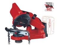 Einhell Cordless Chainsaw Sharpener 18V PXC Without Battery | Depth Stop, Chain Tensioner, Precision Angle Adjustment, Mounting Plate GE-CS 18 Li Solo