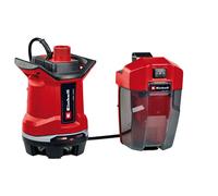 Einhell Power X-Change 18V Cordless Clean/Dirty Water Pump - 7500 l/h, Battery Powered Submersible Pump to Drain Floods, Empty Hot Tubs and Pools - GE-DP 18/25 Li Solo (Battery Not Included)