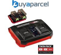 Einhell Power X Change PXC Twin 18v 36v Dual Port Twin Charger Fast Charging