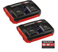 Einhell Power X Change Pxc Twin 18V 36V Dual Port Twin Charger Fast Charging X2