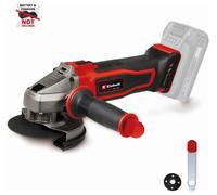 Einhell Cordless Angle Grinder 18V Power X-Change, 115mm (4 Inch) Electric Power Tool with Auxiliary Handle and Cutting Guard, Without Battery TE-AG 18/115 Li Solo Power Tool