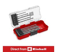 Einhell Premium Drill Bit Set 10 Pieces For Concrete Masonry Universal S-CASE