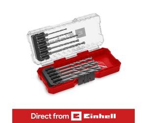 Einhell Premium Drill Bit Set 10 Pieces For Concrete Masonry Universal S-CASE
