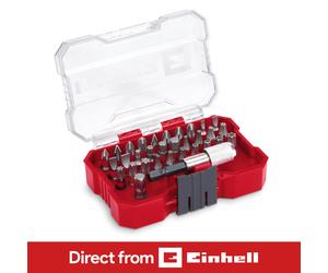 Einhell Premium Drill Driver Bit Set 32 Pieces Universal XS-CASE KWB Accessory