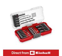 Einhell Premium Impact Drill Bit Set 18 Pieces Universal HSS For Metal S-CASE