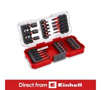 Einhell 28 Piece Impact Screwdriver Bit Set in S Case