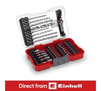 Einhell Premium Impact Drill Bit Set 39 Pieces Universal Masonry HSS M-CASE