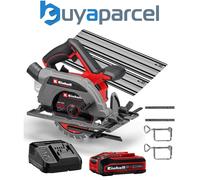 Einhell Professional 18v 165mm Brushless Circular Saw TP-CS 18/165 4ah 2 x Rails