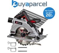 Einhell Professional 18v 190mm Brushless Circular Saw TE-CS 18/190 Li 2x1m Rail