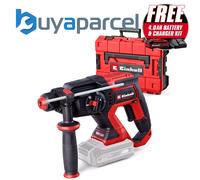 Einhell PXC Professional Cordless SDS Plus Hammer Drill with Case - 2.3J, 18V Brushless 4-in-1 Drill, Impact Drill, Screwdriver and Chisel - TP-HD 18/26 Li Rotary Hammer Drill (Battery Not Included)