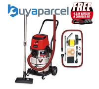 Einhell Professional 2x 18v 36v Cordless Vacuum Cleaner 30L Wet Dry TP-VC 36/30