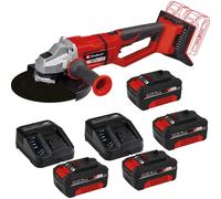 Einhell Professional AXXIO 36/230 Q 36v Cordless Brushless Angle Grinder 230mm 4 x 4ah Li-ion Charger No Case