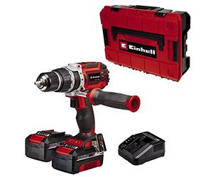 Einhell Professional Cordless Drill 60Nm with Battery and Charger 18V PXC | Brushless, 2 Speed Gearbox, 32,000 Impacts/Min, Suitable for Wood, Concrete and Metal, TP-CD 18/60 Li-I BL